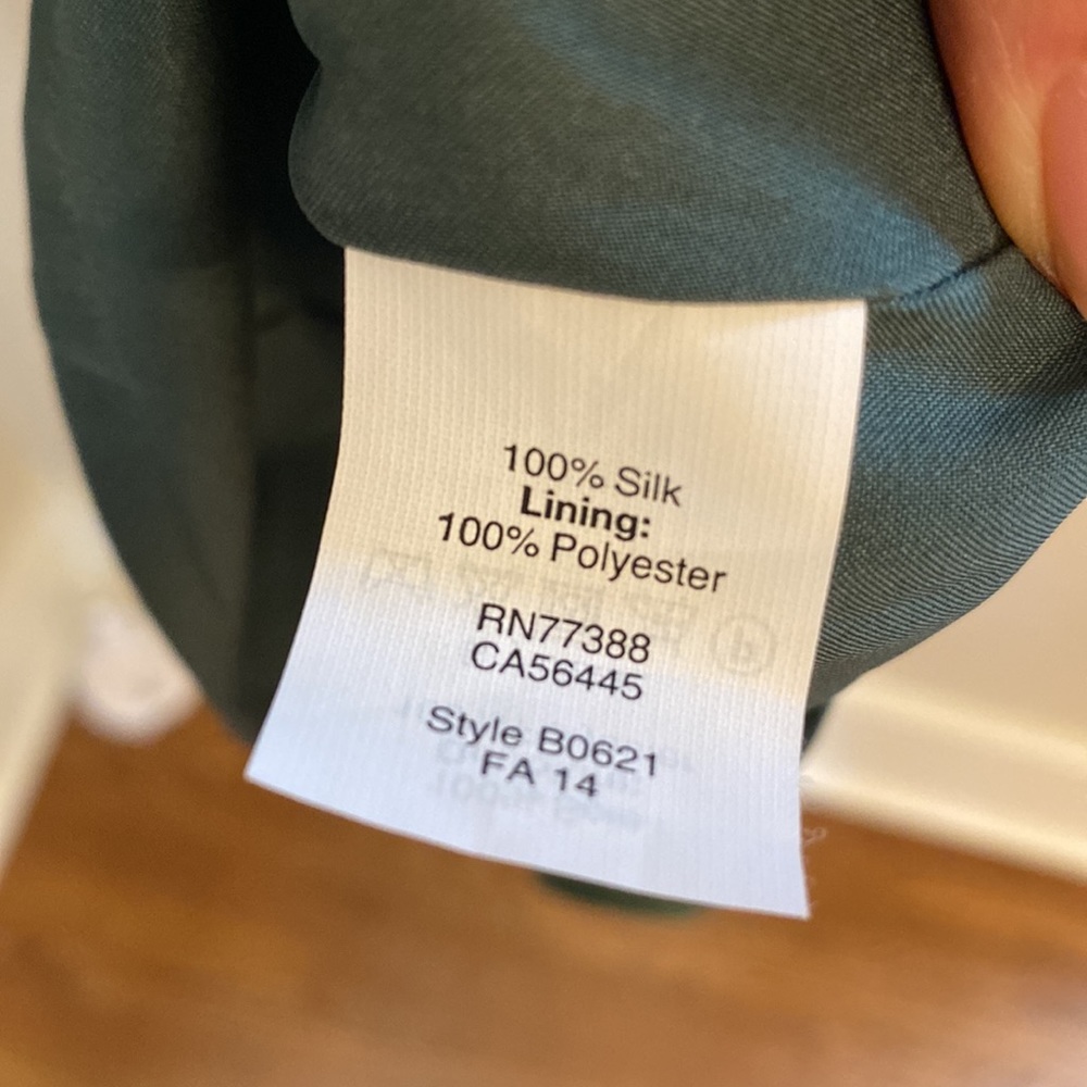 Madewell Silk Aviator Shiftdress - Picture 4 of 5